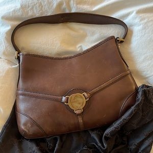 Gucci Reins Leather Hobo, Dark Brown Leather